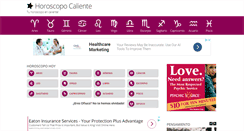 Desktop Screenshot of horoscopo.encaliente.net